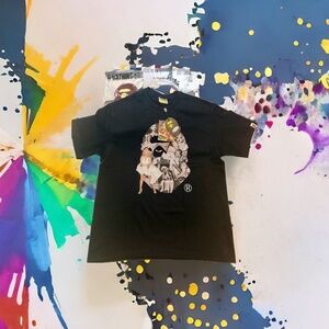 Bape x Marilyn Monroe T-Shirt Men's M Black Short Sleeve A Bathing Ape Rare